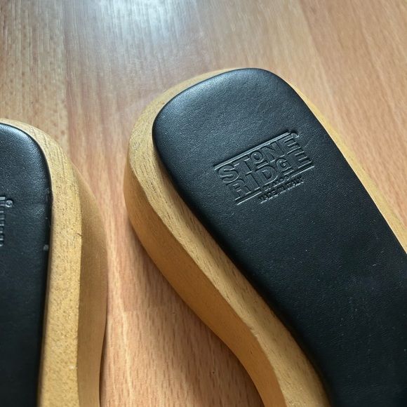 Y2K wooden slides / sandals - Picture 13 of 15